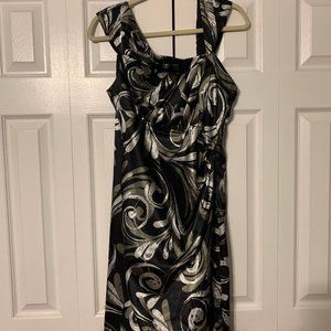 FANCY BLACK/SILVER DRESS